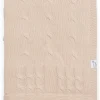 Poetree Kids Gevoerde Wieg Deken Chamonix Sand/Camel 80x100cm
