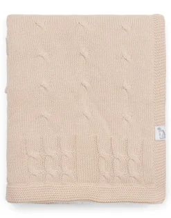 Poetree Kids Gevoerde Wieg Deken Chamonix Sand/Camel 80x100cm