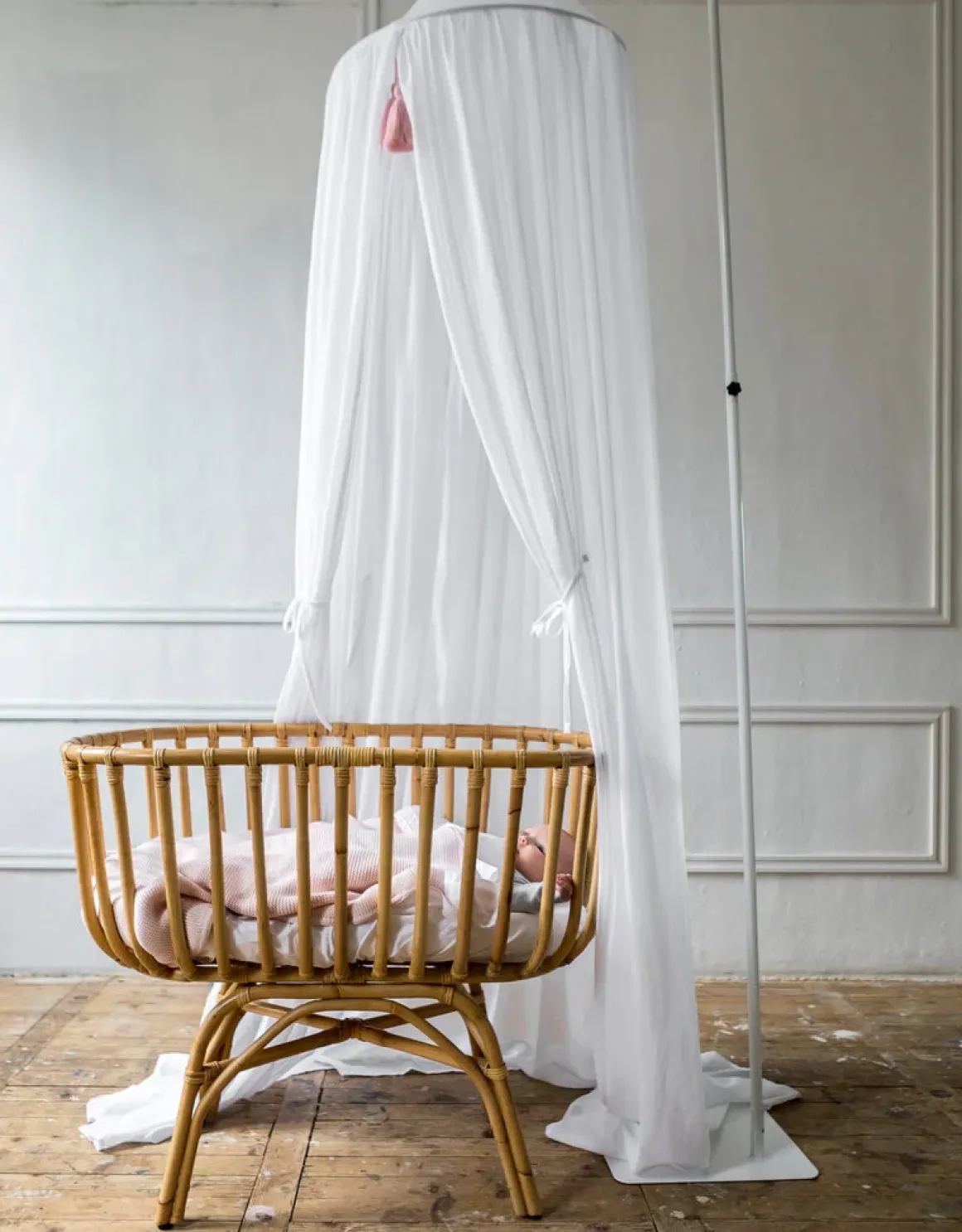 Poetree Kids Klamboe Met Oud Roze Kwasten