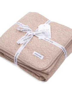 Poetree Kids Ledikant deken Chevron Light Camel 100x135cm