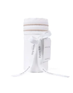 Poetree Kids Ledikant Laken Chevron Light Camel (110x140cm)