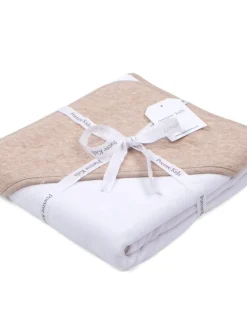 Poetree Kids Omslagdoek Chevron Light Camel 80x80cm