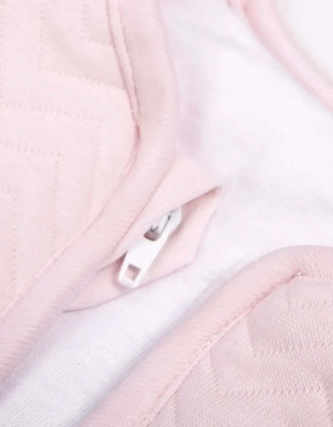 Poetree Kids Slaapzak 70cm Chevron Light Pink