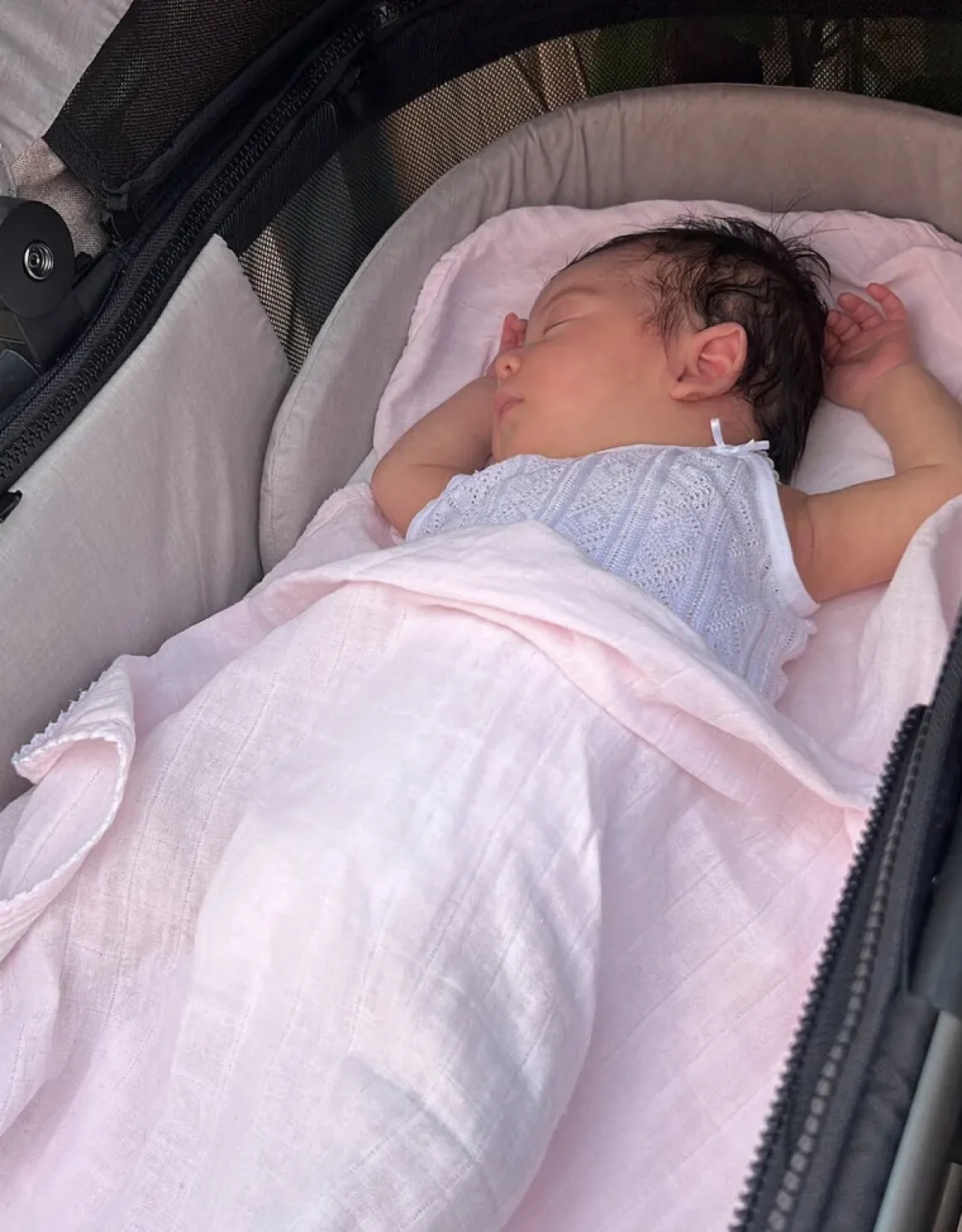 Poetree Kids Swaddle Doek Licht Roze 120x120cm