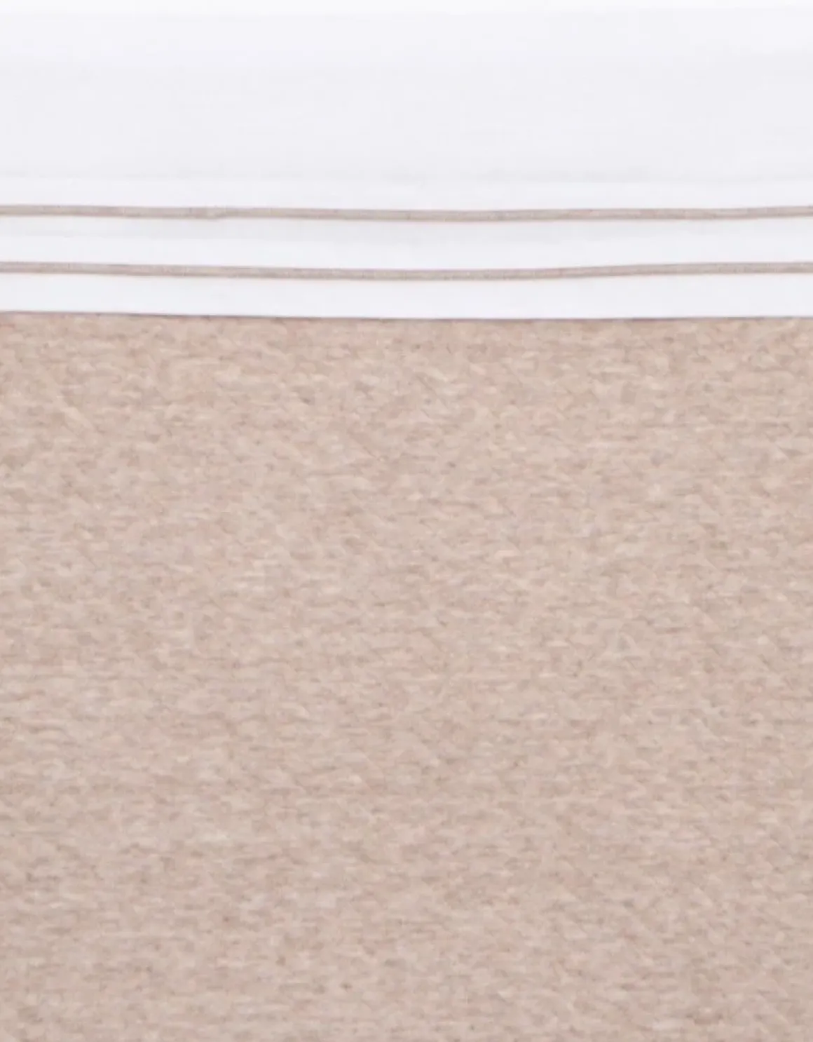 Poetree Kids Wieg Laken Chevron Light Camel (80x100cm)