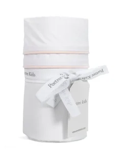 Poetree Kids Wieg Laken Chevron Light Pink (80x100cm)