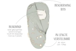 Puckababy Inbakerslaapzak - Piep - 0/3 M - Cotton Eclipse Clay