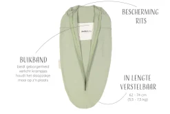 Puckababy Inbakerslaapzak Mini 3/6 M Cotton Olive