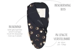 Puckababy Inbakerslaapzak - Piep - 0/3 M - Cotton Eclipse Night