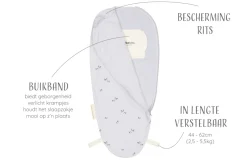 Puckababy Inbakerslaapzak - Piep - 0/3 M - Cotton Birds