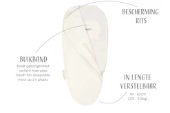 Puckababy Inbakerslaapzak - Piep - 0/3 M - Cotton Pure