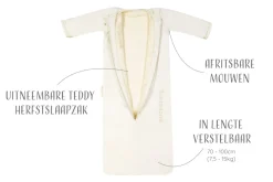 Puckababy Slaapzak 4 Seasons - 6 M/2.5 Y | 100 CM Pure