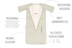 Puckababy Slaapzak Newborn < 6 M | 70 CM Cotton Green Stripes