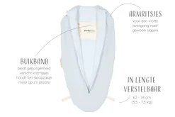 Puckababy Winter Inbakerslaapzak - Mini 3/6 M - Teddy Sky