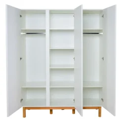 Quax 3 Deurs Kledingkast Mood White