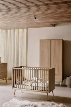 Quax Baby Bed Flow Honey Ash 60 x 120 cm