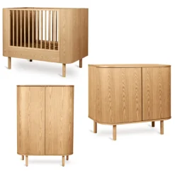 Quax Babykamer Yume 3-delig Natural Ash 110x70