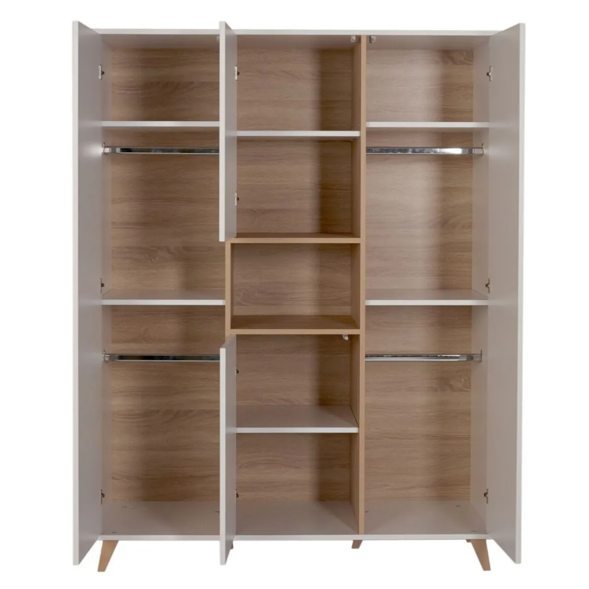 Quax 3-Deurskast Loft White