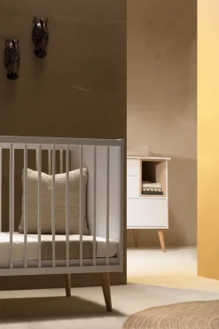 Quax Ledikant Cocoon Ice White 60 x 120 cm