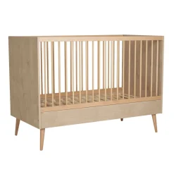 Quax Meegroei Ledikant Cocoon Natural Oak 70 x 140 cm