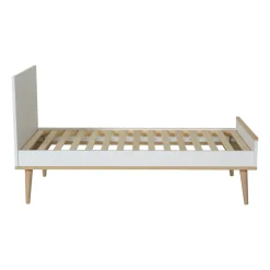 Quax Meegroei Ledikant Flow White & Oak 70 x 140 cm