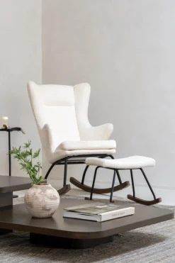 Quax Rocking Adult Chair De Luxe - Cream