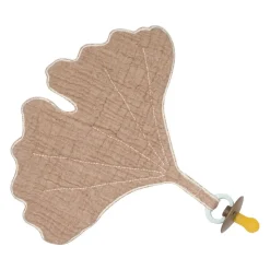 Quax Speendoekje Natural Doudou Gingko Coral