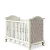 Romina Cleopatra Baby Bed Solid White Velvet