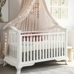 Romina Cleopatra Baby Bed Solid White
