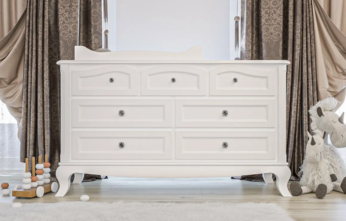 Romina Cleopatra Dubbele Commode Solid White
