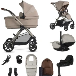 Silver Cross Kinderwagen 4 in 1 Reef 2 Special Edition Frappe Natural Taupe + GRATIS Accessoire Pakket