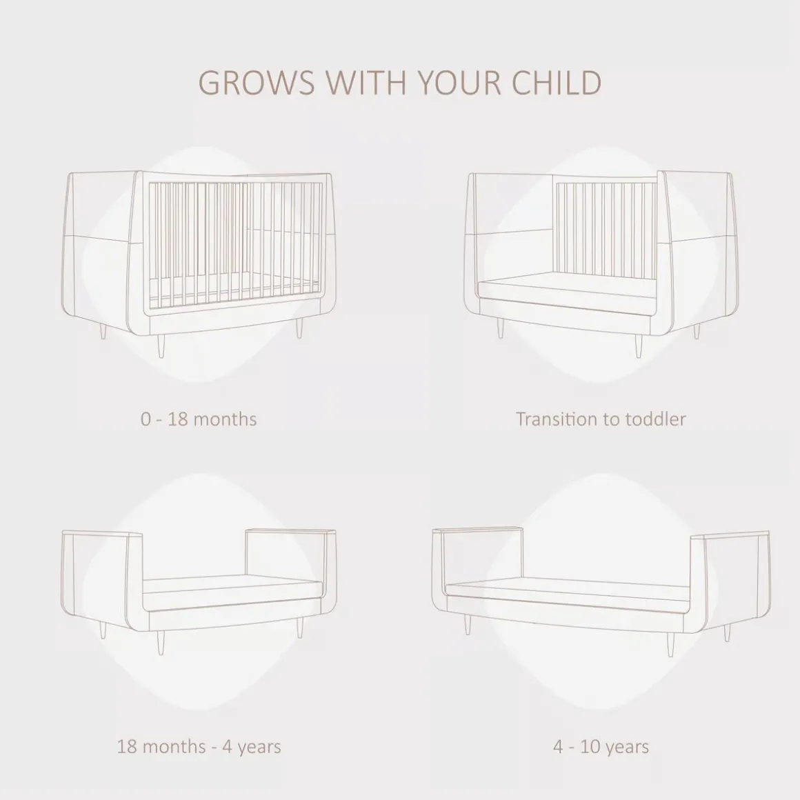 SnuzKot Skandi Babykamer 2-Delig Ebony Natural Edit