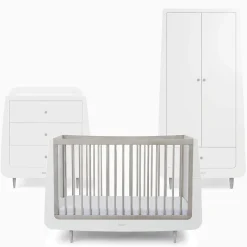 SnuzKot Skandi Babykamer 3-Delig Silver Birch Natural Edit