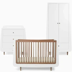 SnuzKot Skandi Babykamer 3-Delig Walnut Natural Edit