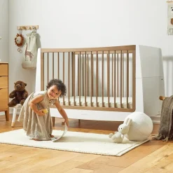 SnuzKot Skandi Meegroei Ledikant Walnut Natural Edit