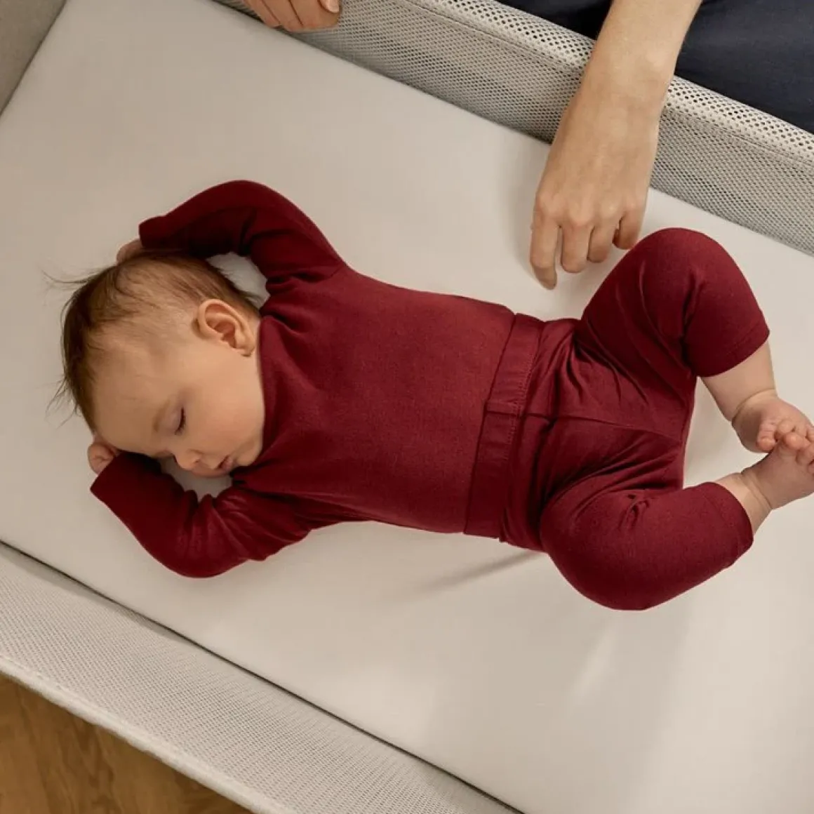 SnuzPod Studio Bedside Wieg Oslo Grey