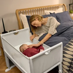 SnuzPod Studio Bedside Wieg Paris White