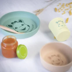 Sophie De Giraf Siliconen Maaltijd Set