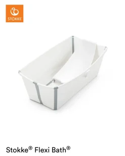 Stokke® Flexi Bath™ White + Flexi Bath® Newborn Support