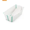 Stokke® Flexi Bath™ White Aqua + Stokke® Flexi Bath® Newborn Support