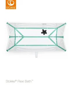Stokke® Flexi Bath™ White Aqua + Stokke® Flexi Bath® Newborn Support