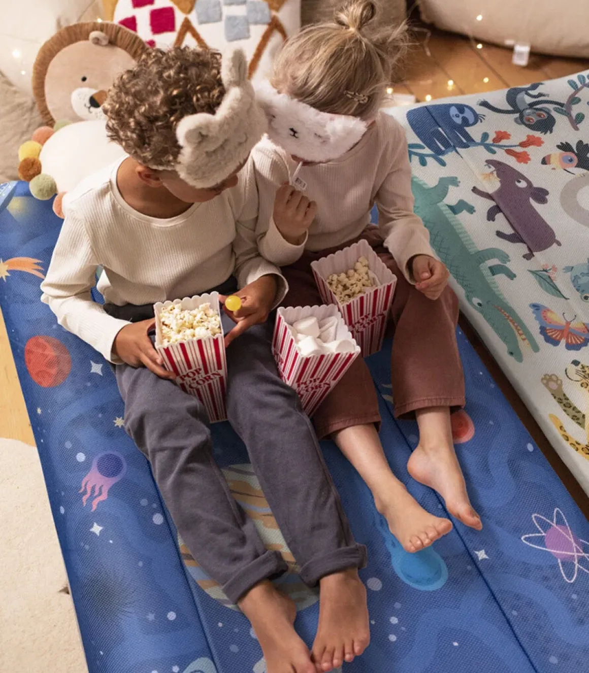 Stokke® Jetkids™ Cloudsleeper™ Opblaasbaar Kinderbed Animal Family