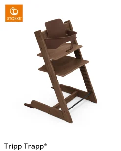 Stokke® Kinderstoel Tripp Trapp® Oak Warm Brown + Stokke® Tripp Trapp® Baby Set² Warm Brown