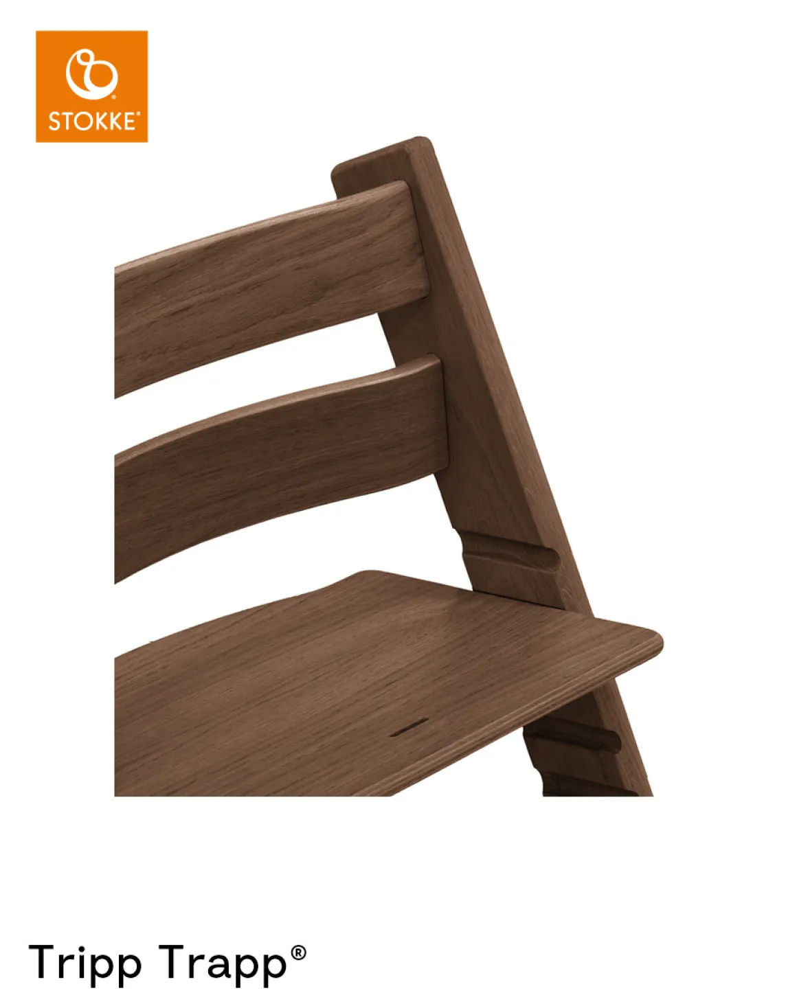 Stokke® Kinderstoel Tripp Trapp® Oak Warm Brown + Stokke® Tripp Trapp® Baby Set² Warm Brown
