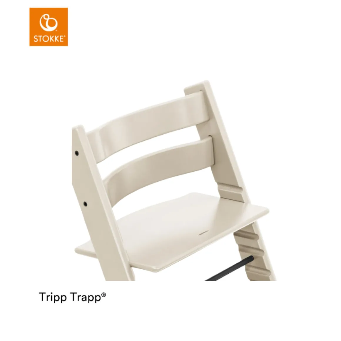 Stokke® Kinderstoel Tripp Trapp® Vanilla White + Baby Set + Tray Vanilla White