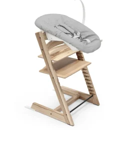 Stokke® Kinderstoel Tripp Trapp® Wild Wood + Newborn Set™ + Baby Set™ Natural + Tray™