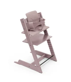 Stokke® Kinderstoel Tripp Trapp® Heather Mauve + Baby Set™ + Tray