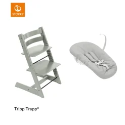 Stokke® Kinderstoel Tripp Trapp® Glacier Green + Newborn Set™