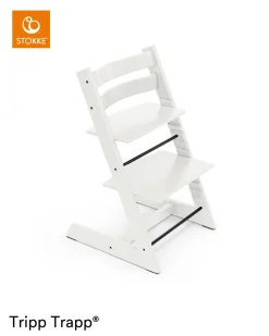 Stokke® Kinderstoel Tripp Trapp® White + Newborn Set™ + Baby Set™ White + Tray™