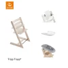 Stokke® Kinderstoel Tripp Trapp® Whitewash + Newborn Set™ + Baby Set™ White + Tray™